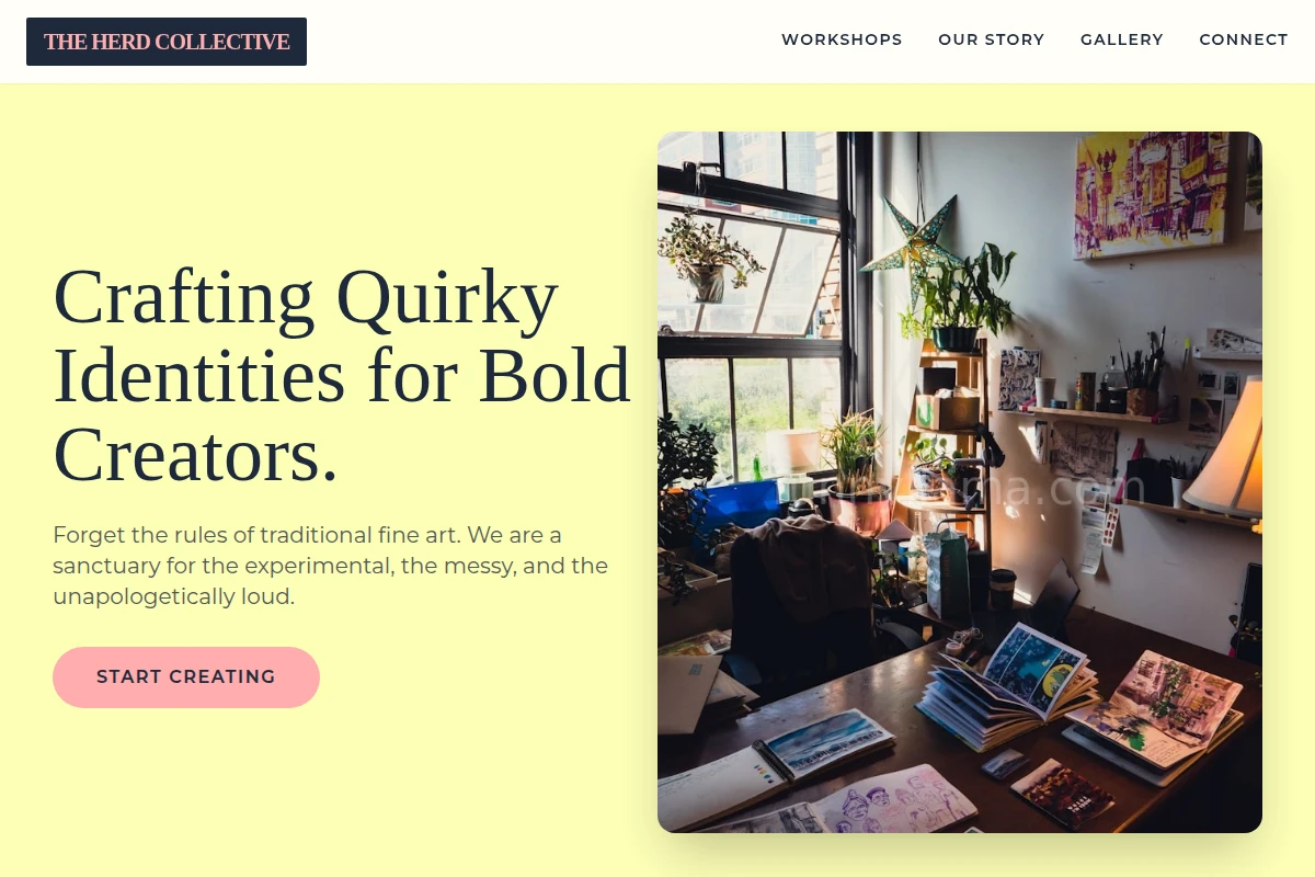 Quirky Art Studio