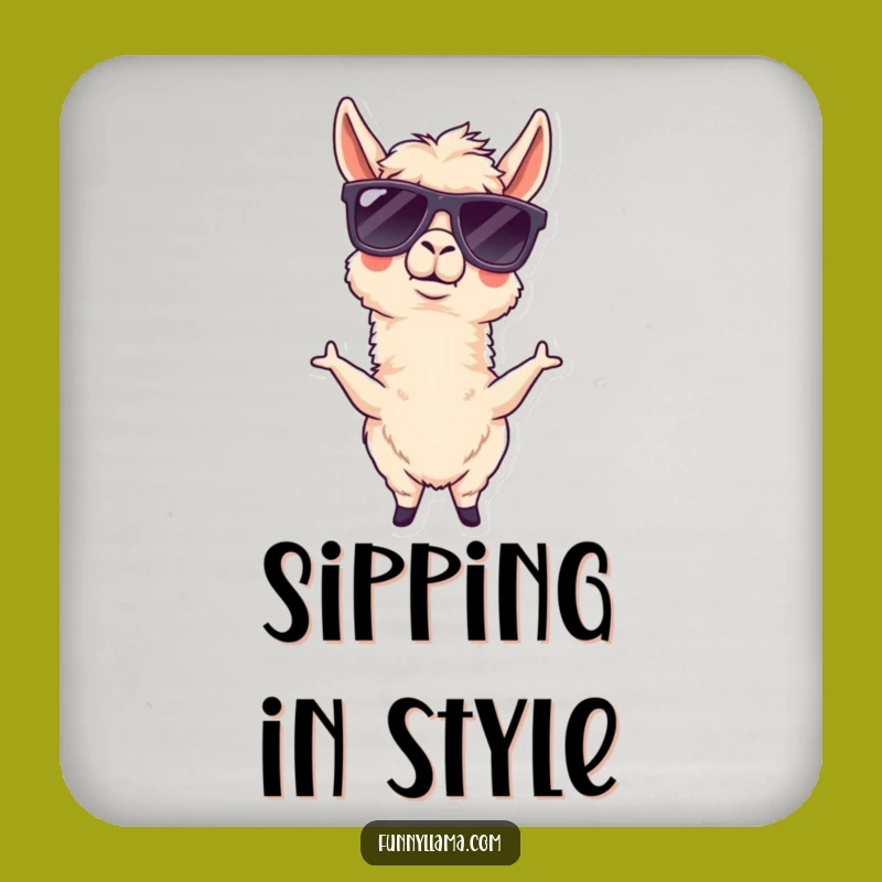Funny Llama Coasters: Protect Surfaces with Hilarious Style