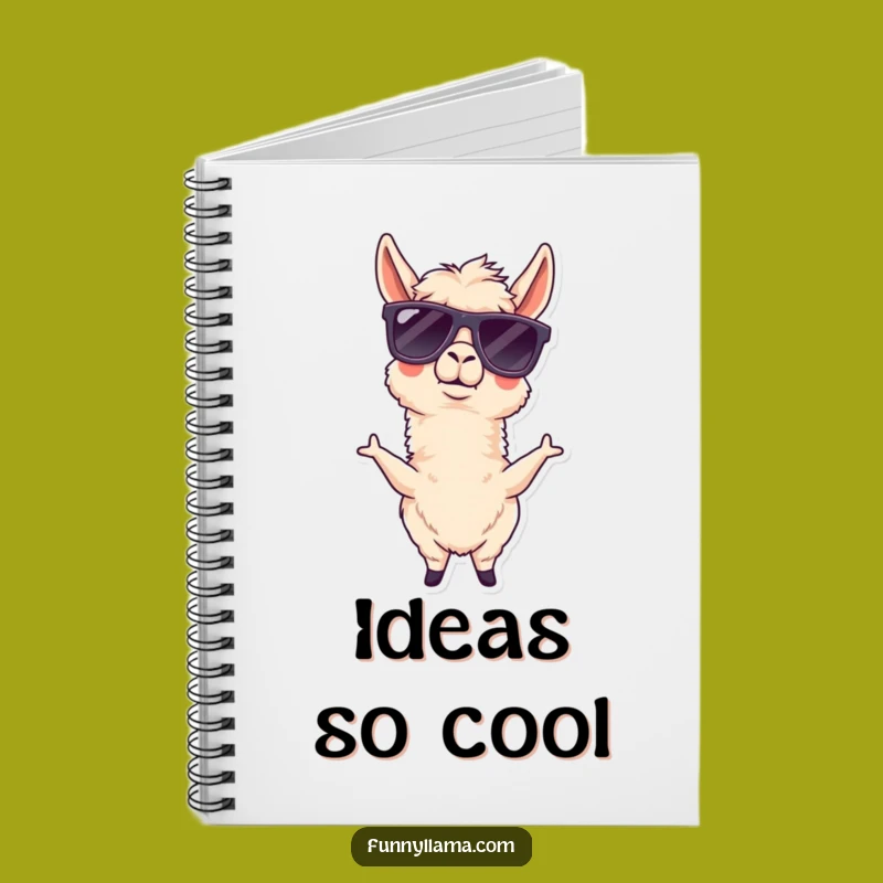 Funny Llama Notebook: Jot Down Your Hilarious Ideas